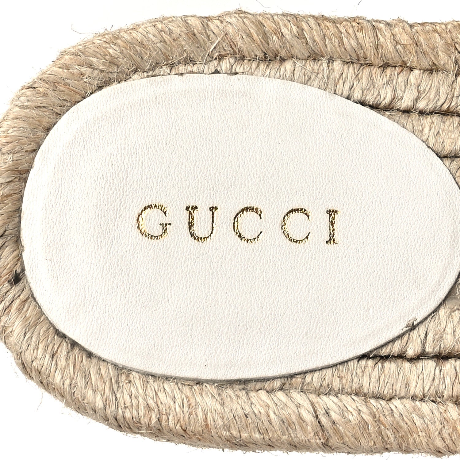 Gucci Nappa Matelasse GG Marmont Espadrille Slippers 41 Great White 8 of 10