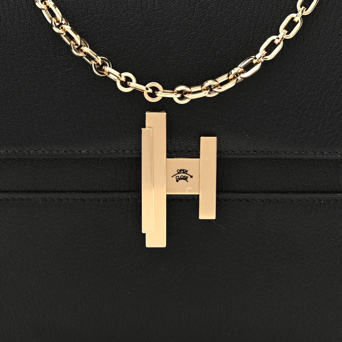 Chevre Chamkila Cinhetic Boxy Top Handle Bag Black