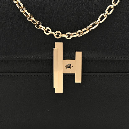 Hermes Chevre Chamkila Cinhetic Boxy Top Handle Bag Black 9 of 11