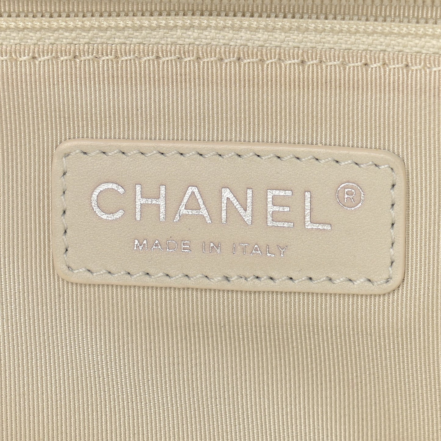 Lambskin Jumbo Canebiers Net Flap White