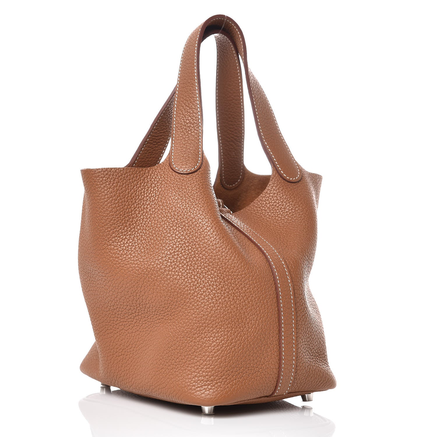 Hermes Taurillon Clemence Picotin Lock 18 PM Gold 3 of 7