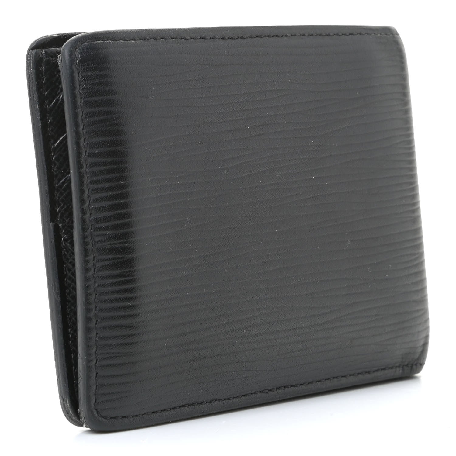 Louis Vuitton Epi Slender Wallet Black 2 of 10