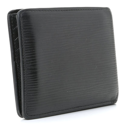 Louis Vuitton Epi Slender Wallet Black 2 of 10