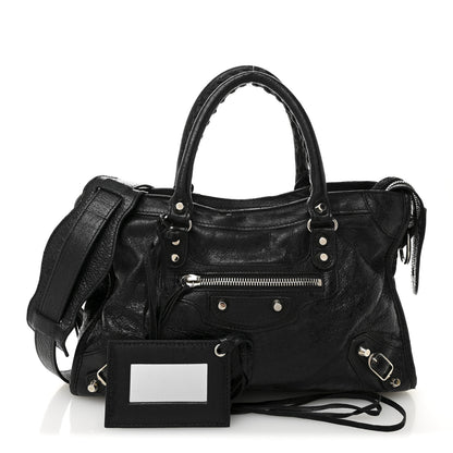 Balenciaga Agneau Classic Silver Hardware S City Black 3 of 13