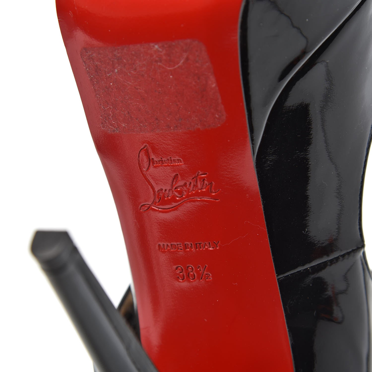 Christian Louboutin Patent Bana 140 Pumps 38.5 Black 7 of 12