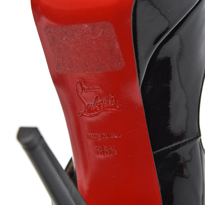 Christian Louboutin Patent Bana 140 Pumps 38.5 Black 7 of 12