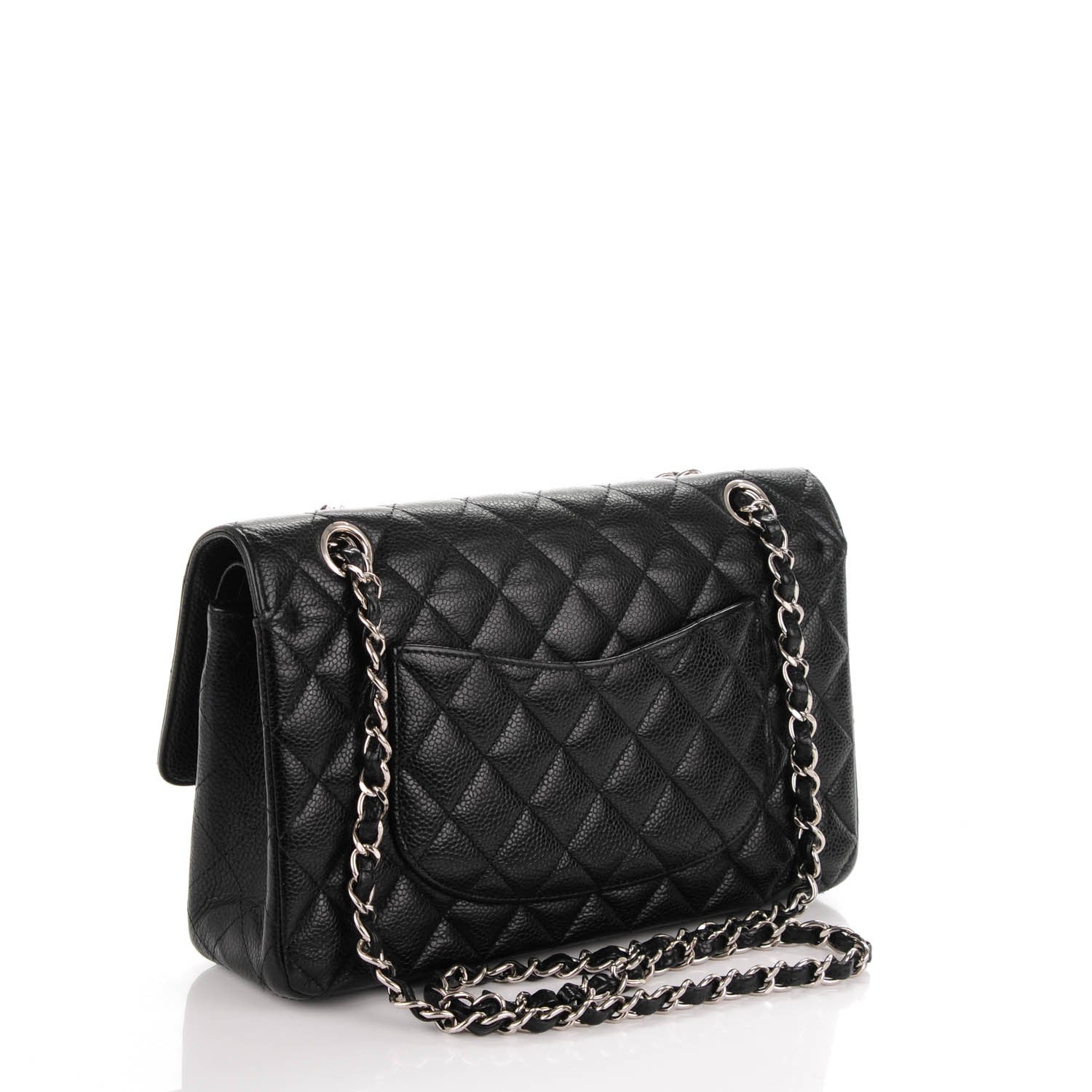 Chanel Caviar Quilted Medium Double Flap Black 3 of 8