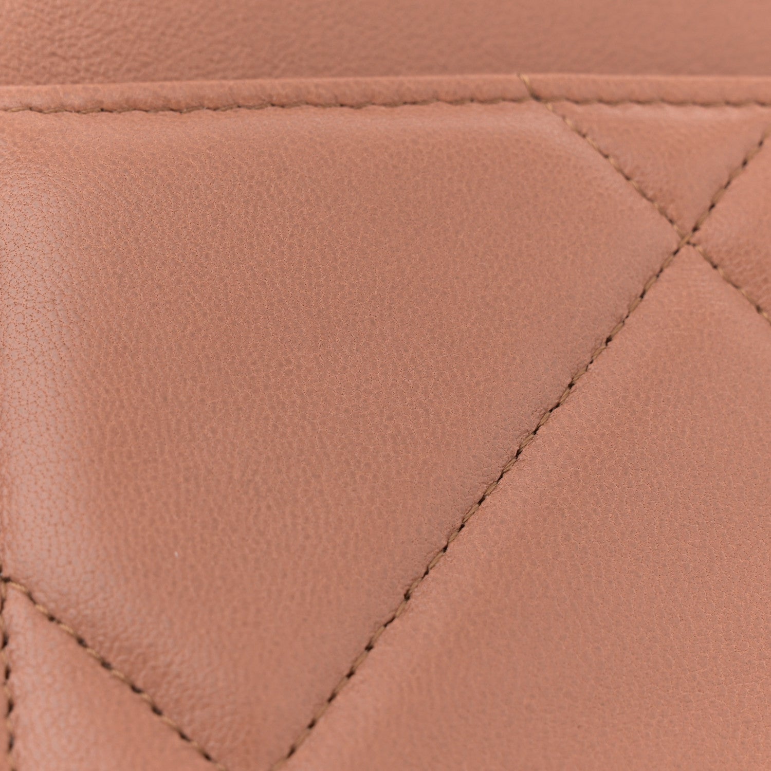 Chanel Lambskin Quilted Chanel 19 Wallet On Chain WOC Brown 11 of 12