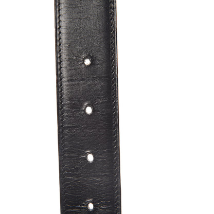 Hermes Box Togo 32mm H Belt 90 Black Gold 8 of 11