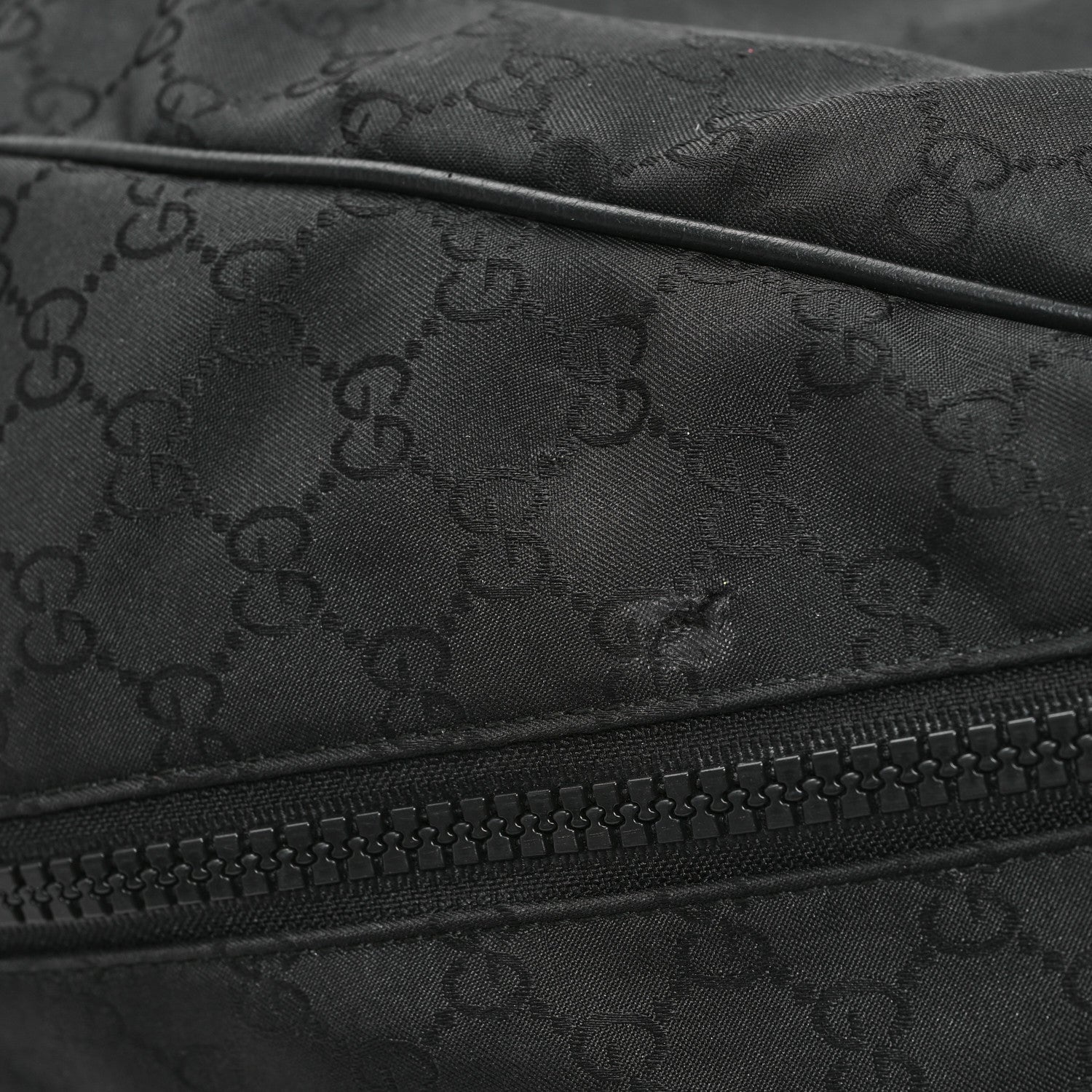 Gucci Nylon Monogram Slim Backpack Black 12 of 12