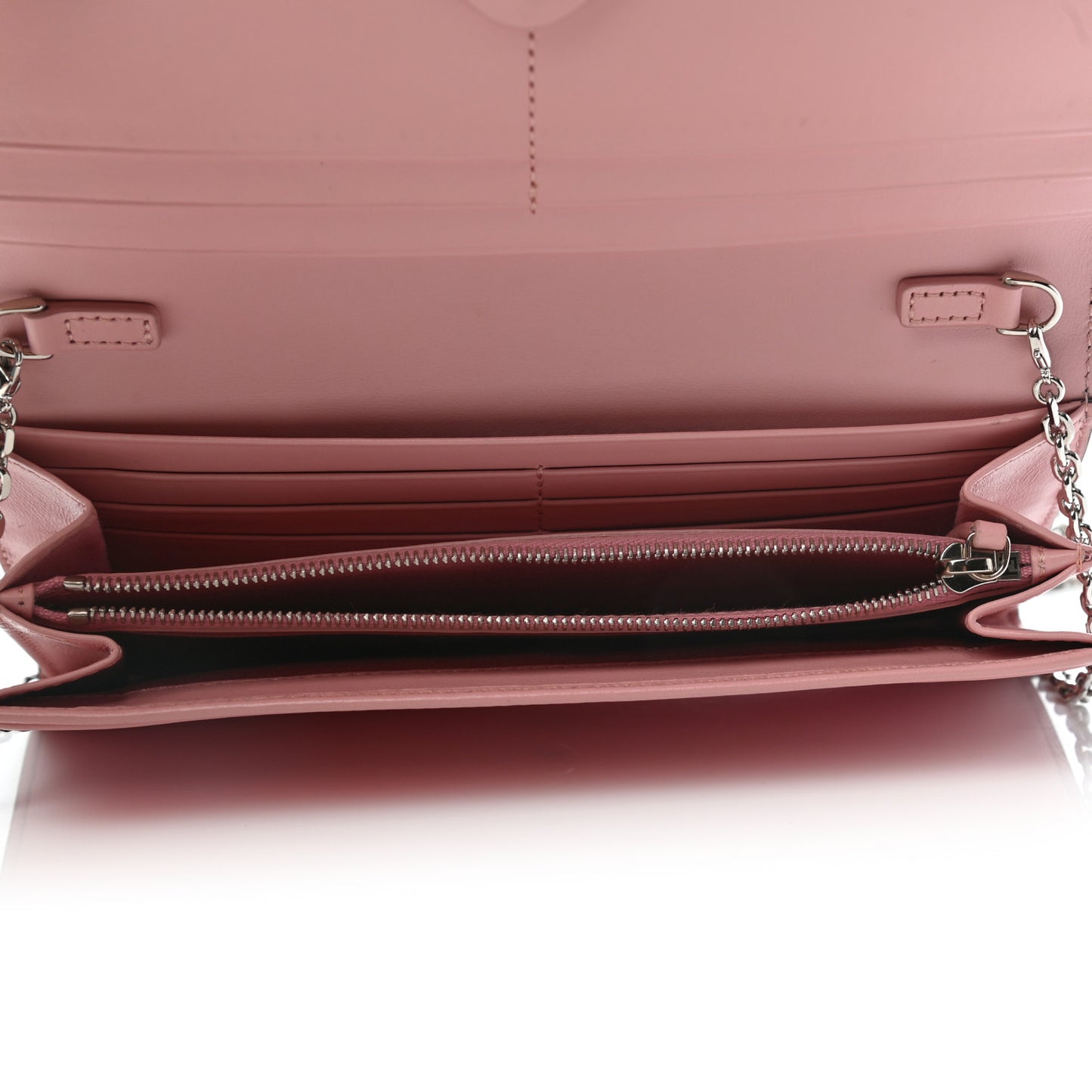 Vitello Elite Century Hypnoteyes Studded Continental Wallet On Chain Bubblegum Multicolor