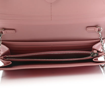 Fendi Vitello Elite Century Hypnoteyes Studded Continental Wallet On Chain Bubblegum Multicolor 5 of 7