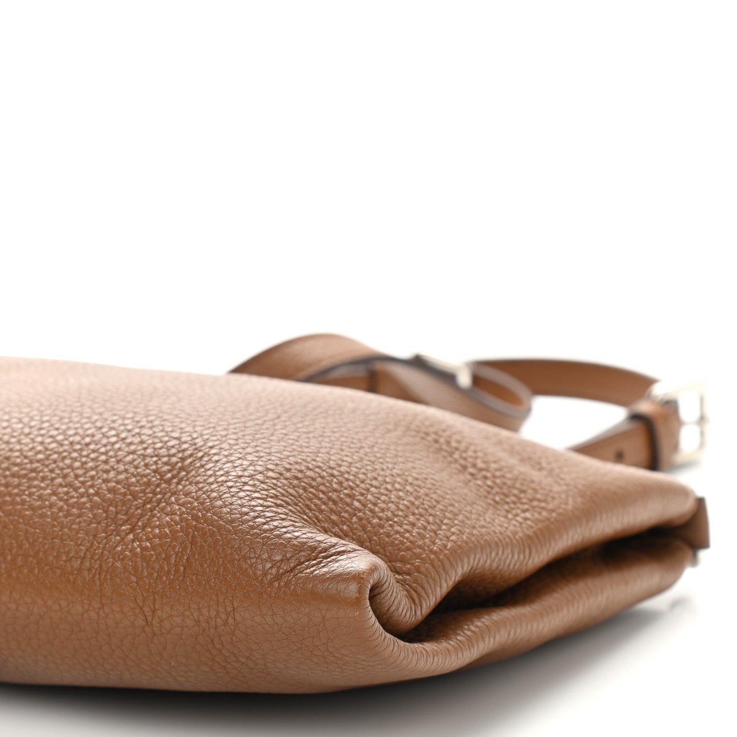 Prada Vitello Daino Zippered Crossbody Bag Brandy 8 of 9
