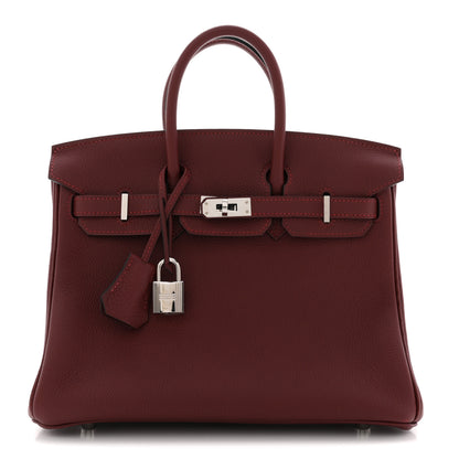 Hermes Togo Birkin 25 Rouge H 1 of 12