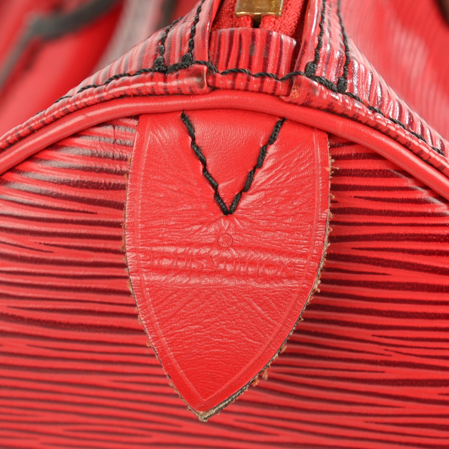 Louis Vuitton Epi Speedy 35 Rouge 6 of 8