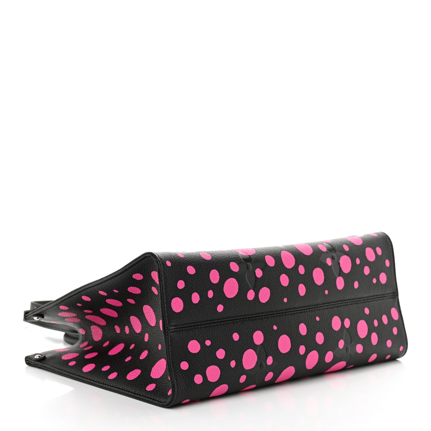 Louis Vuitton LV X YK Empreinte Monogram Giant Onthego MM Black Fuchsia 4 of 9