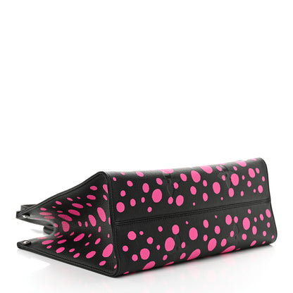Louis Vuitton LV X YK Empreinte Monogram Giant Onthego MM Black Fuchsia 4 of 9