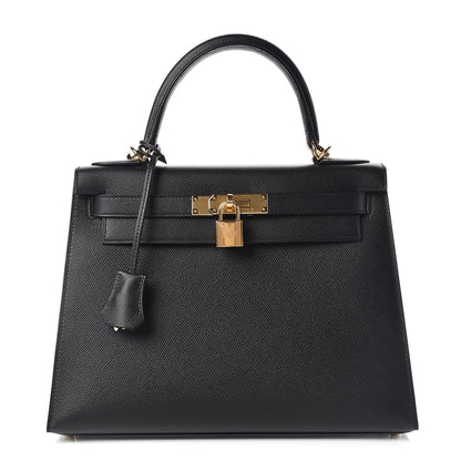 Hermes Epsom Kelly Sellier 28 Black 1 of 37