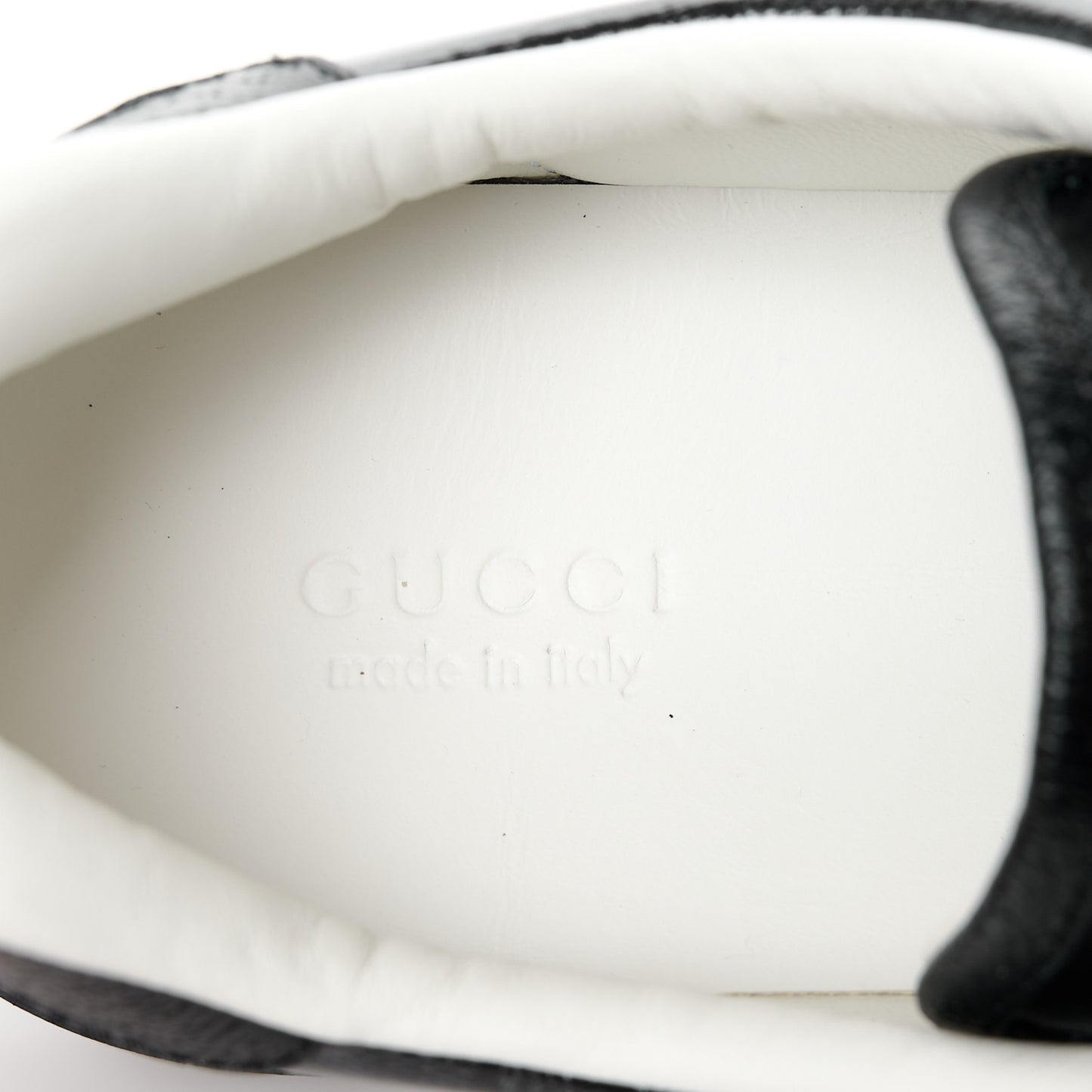 Crystal GG Monogram Web Womens New Ace Sneakers 37.5 Black