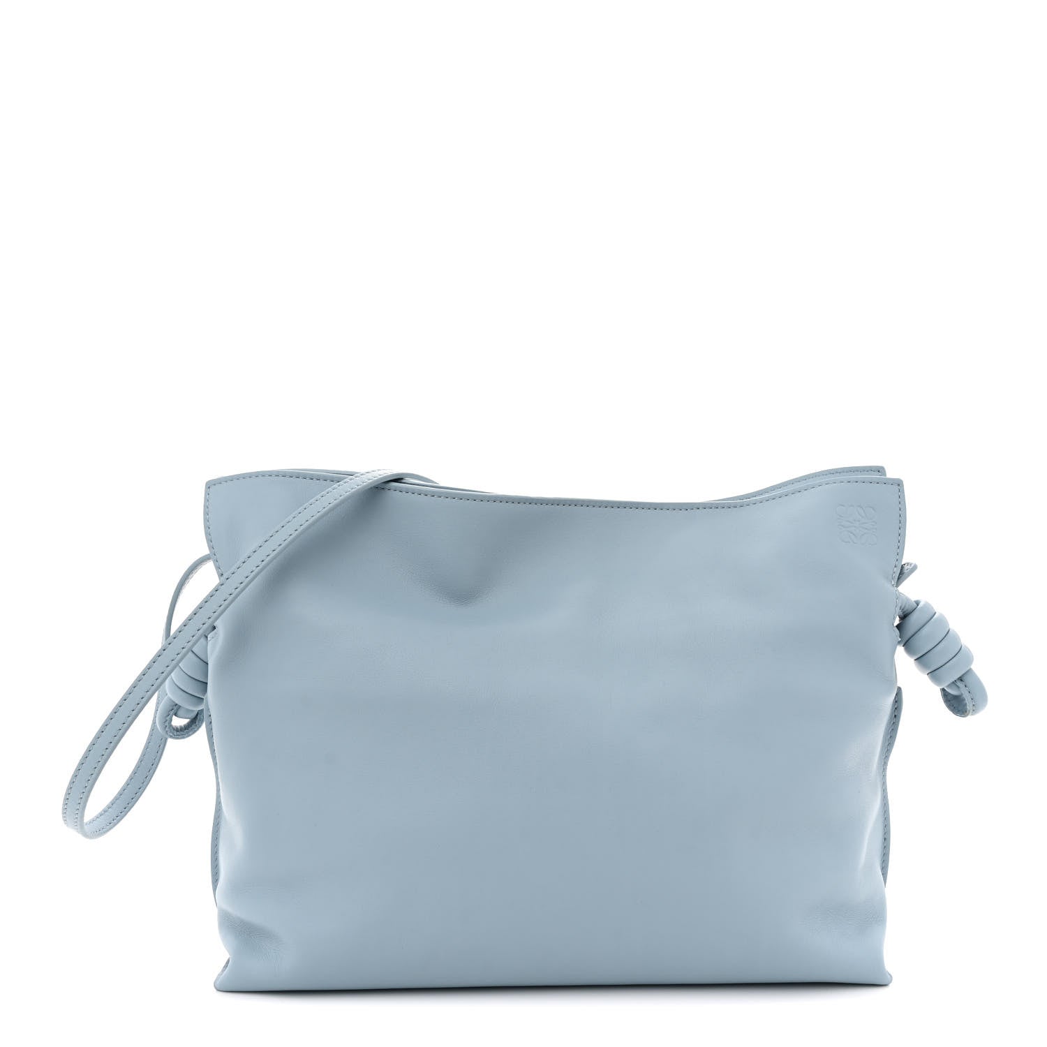 Loewe Nappa Medium Flamenco Knot Bag Dusty Blue 1 of 10
