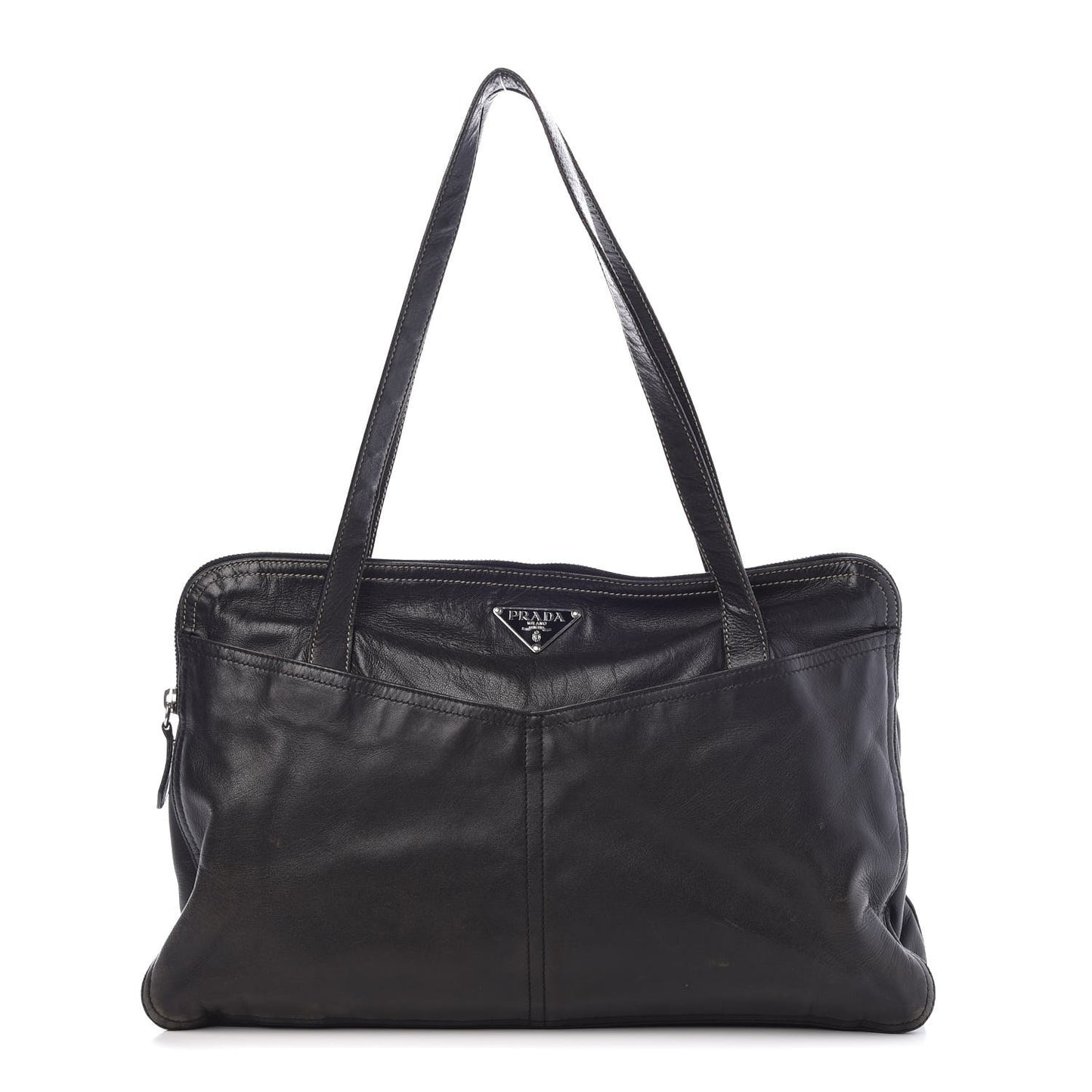 Soft Calfskin Satchel Black