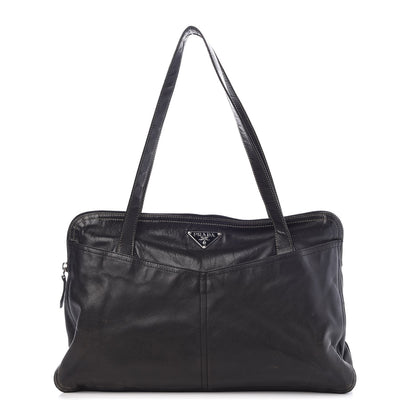 Prada Soft Calfskin Satchel Black 1 of 14
