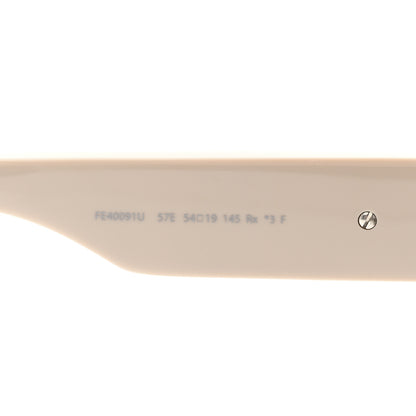 Fendi Acetate Fendigraphy Rectangle Sunglasses FE40091U Beige 6 of 7