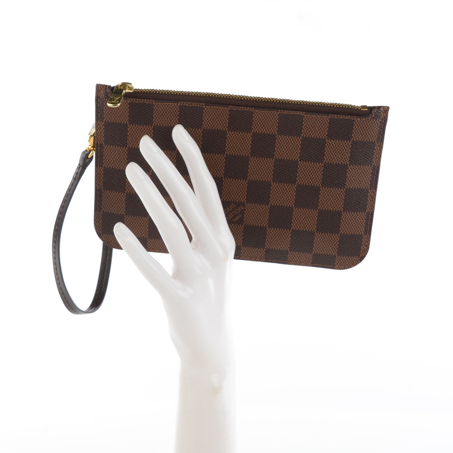 Louis Vuitton Damier Ebene Neverfull PM Pochette 2 of 7