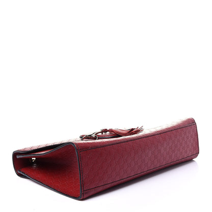 Gucci Microguccissima Medium Emily Chain Shoulder Bag Red 4 of 12