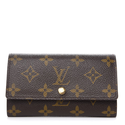 Louis Vuitton Monogram Porte-Monnaie Tresor Wallet 1 of 8