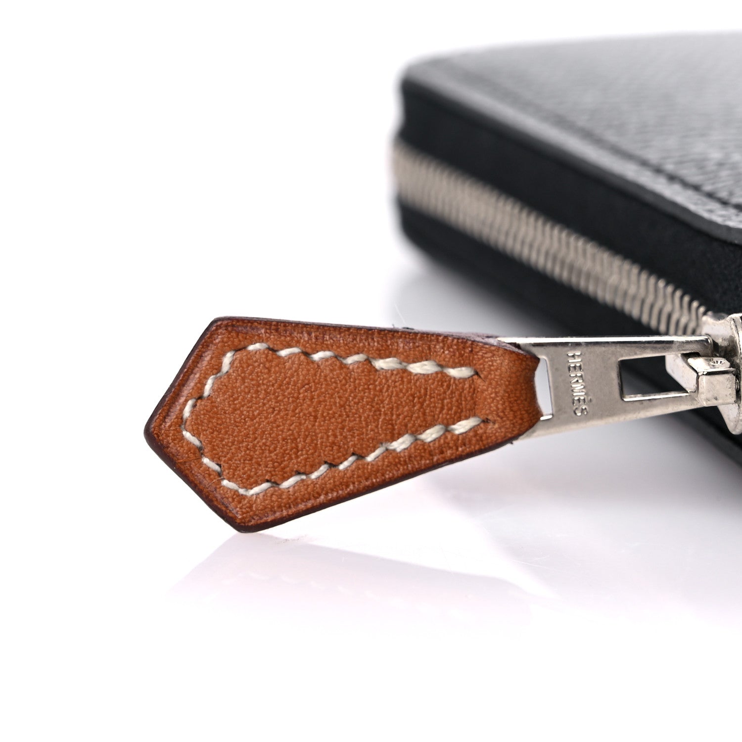 Hermes Epsom Silk'in Compact Wallet Black 7 of 7