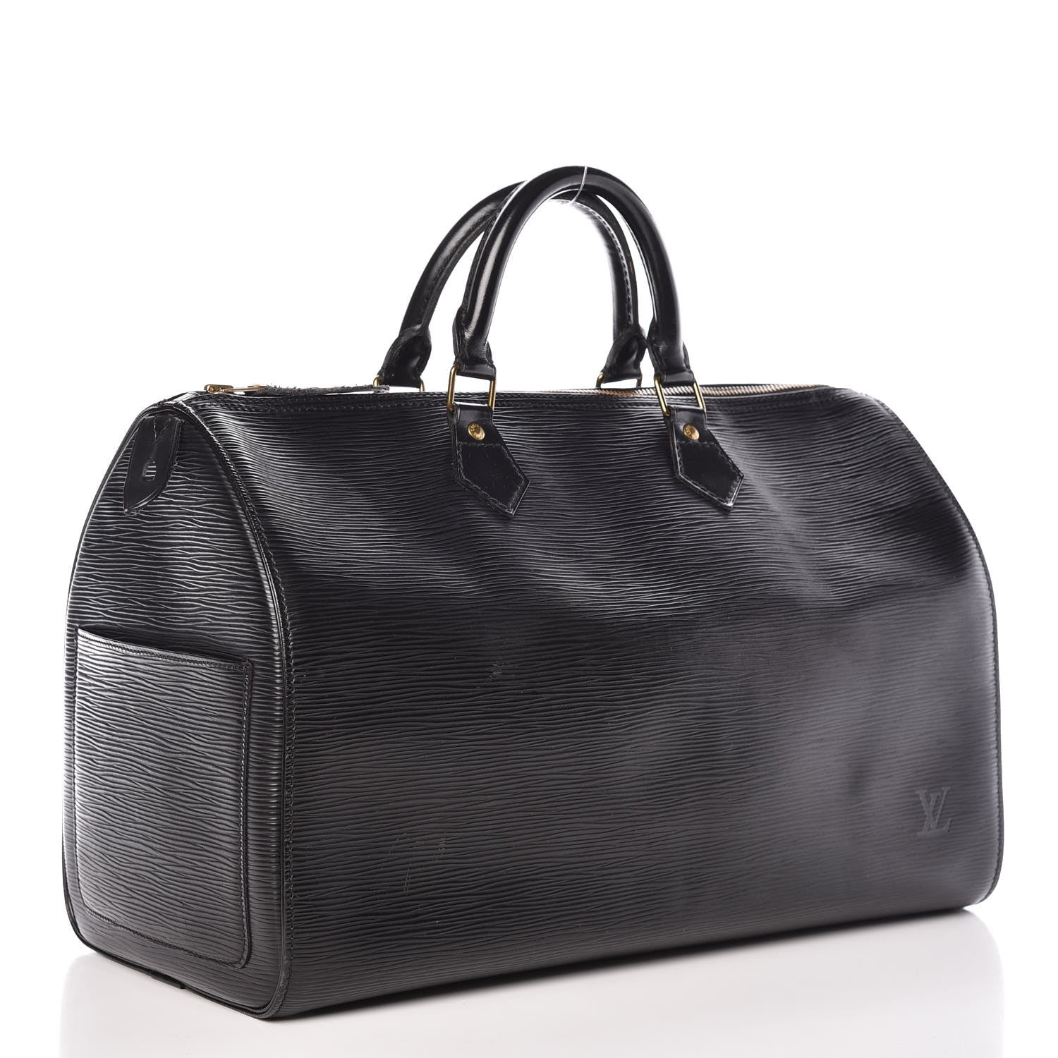 Louis Vuitton Epi Speedy 35 Black 3 of 19