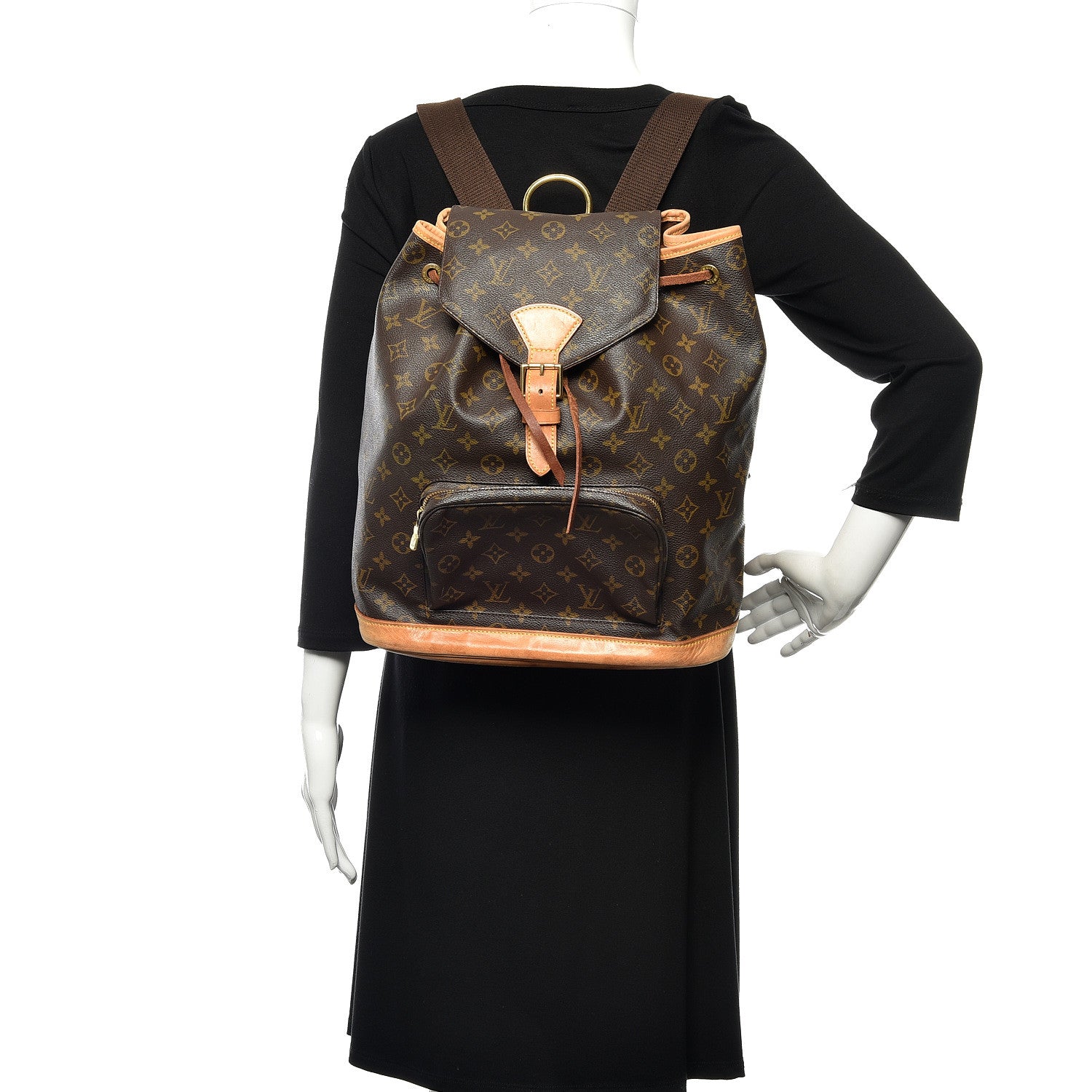Louis Vuitton Monogram Montsouris GM Backpack 2 of 13