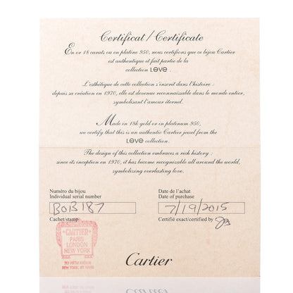 Cartier 18K Yellow Gold 3.5mm LOVE Wedding Band Ring 59 8.75 5 of 6