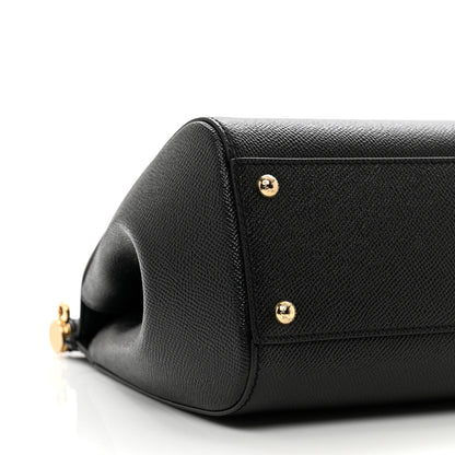 Dolce & Gabbana Dauphine Medium Miss Sicily Satchel Black 8 of 9