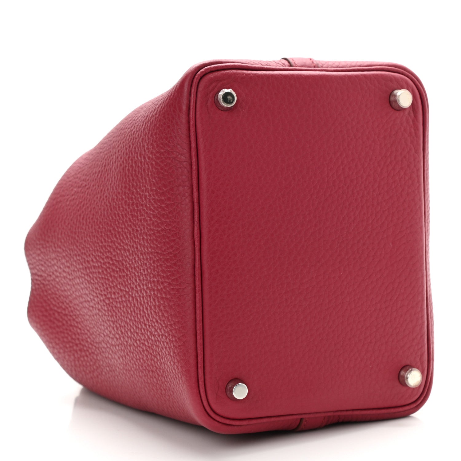 Hermes Taurillon Clemence Picotin Lock 18 PM Rubis 4 of 8