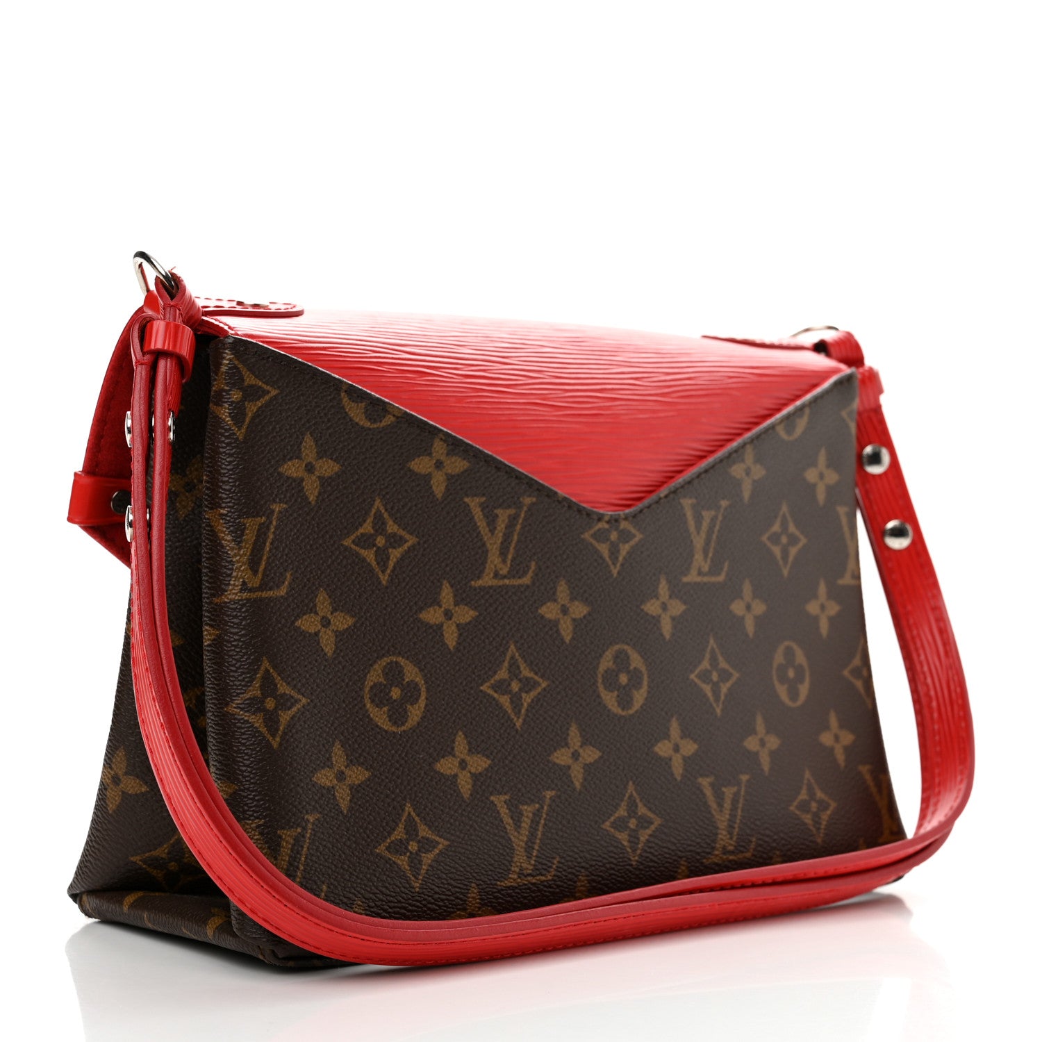 Louis Vuitton Monogram Epi Saint Michel Coquelicot 2 of 9