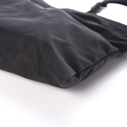 Prada Nylon Flat Messenger Bag Black 7 of 7
