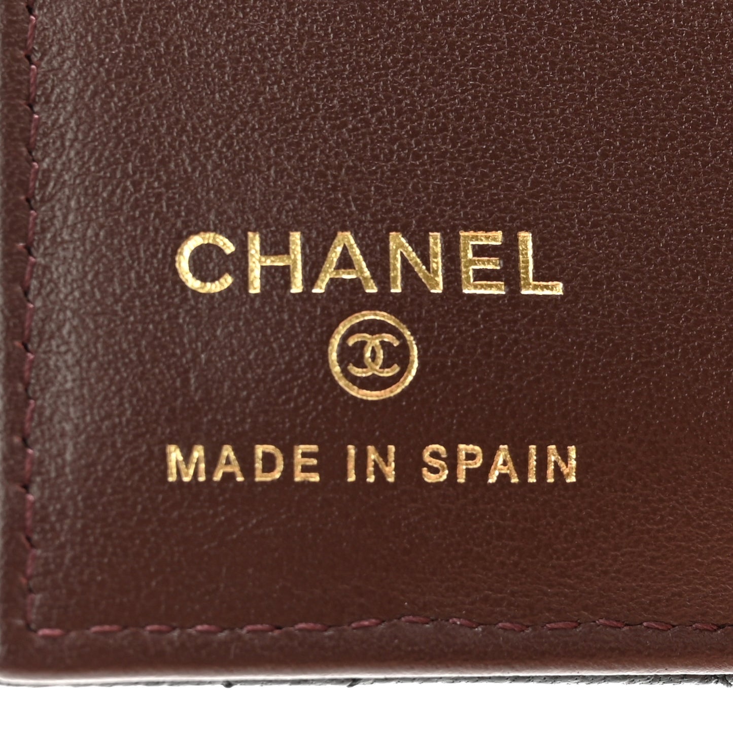 Caviar Quilted Card Holder Wallet Black