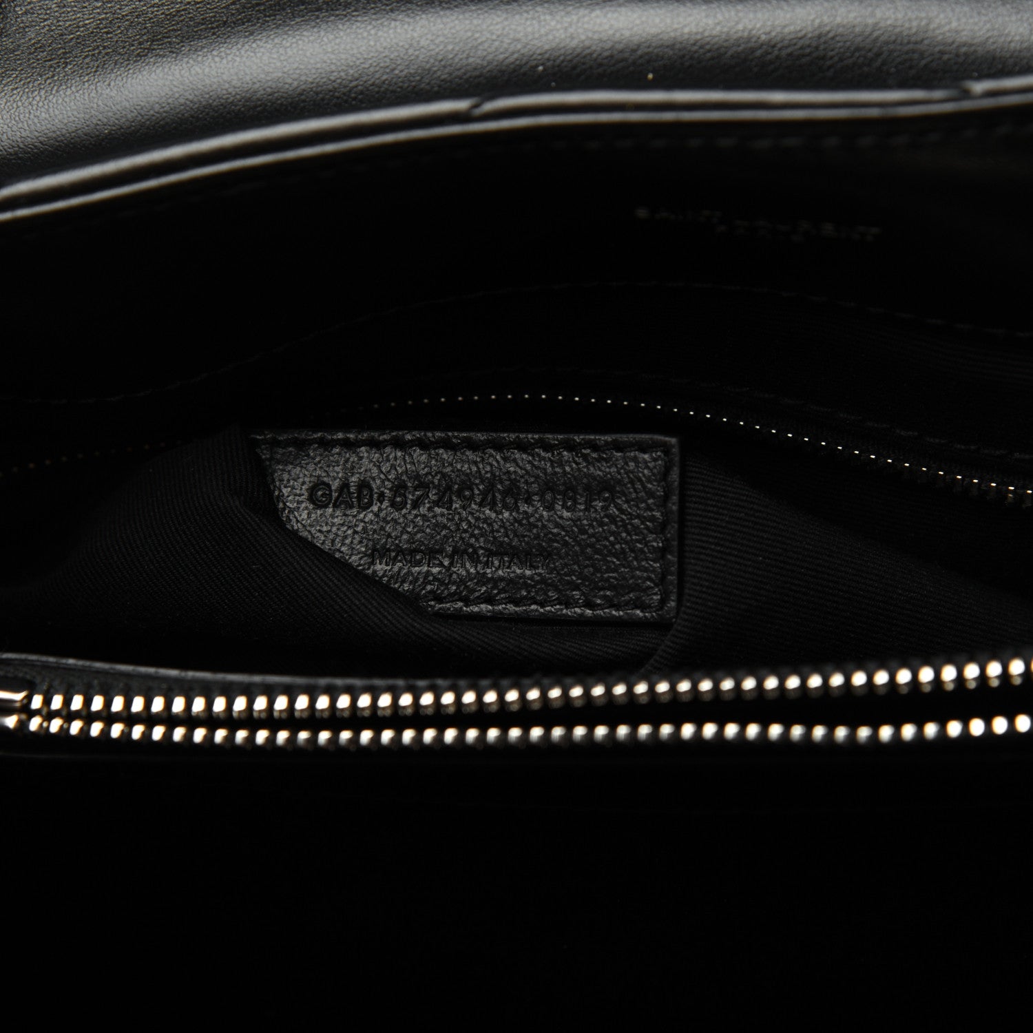 Saint Laurent Calfskin Y Quilted Monogram Medium Loulou Chain Satchel Black 9 of 20