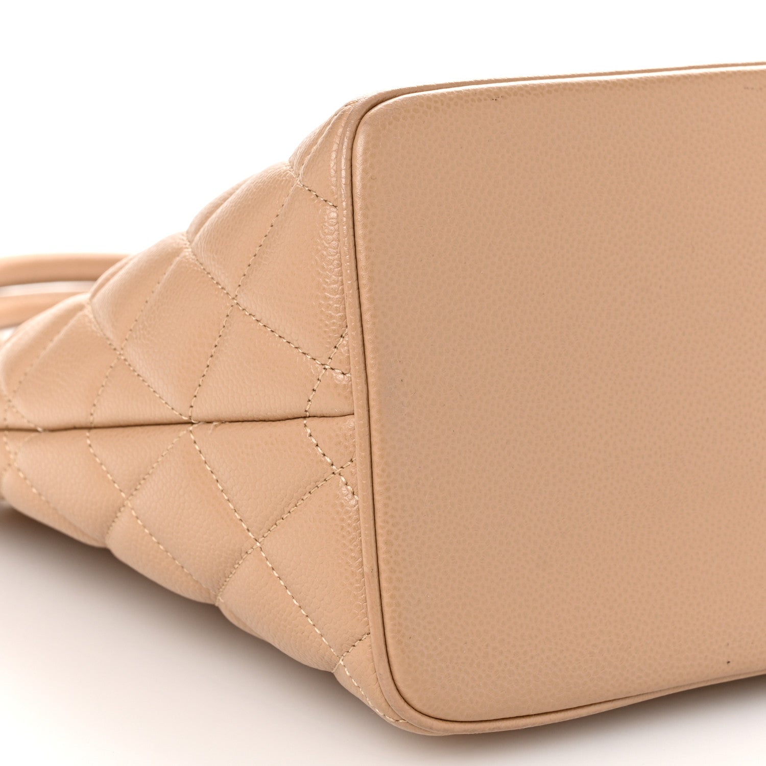 Chanel Caviar Quilted Medallion Tote Beige 9 of 10