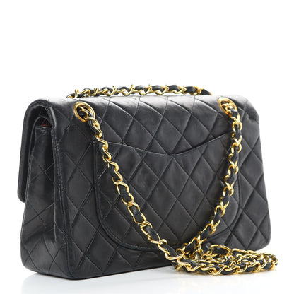 Chanel Lambskin Quilted Small Double Flap Black 3 of 19