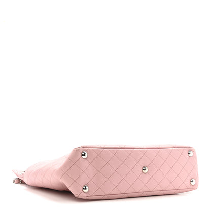 Chanel Caviar Stitched Medium CC Pocket Hobo Pink 4 of 16