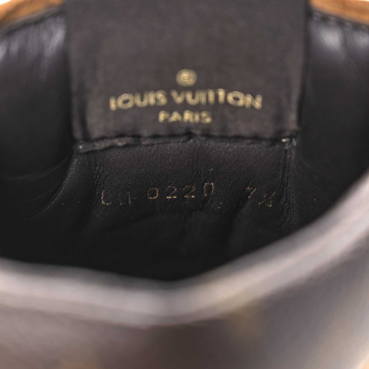 Nubuck Calfskin Monogram Oberkampf Ankle Boots 7.5 Beige