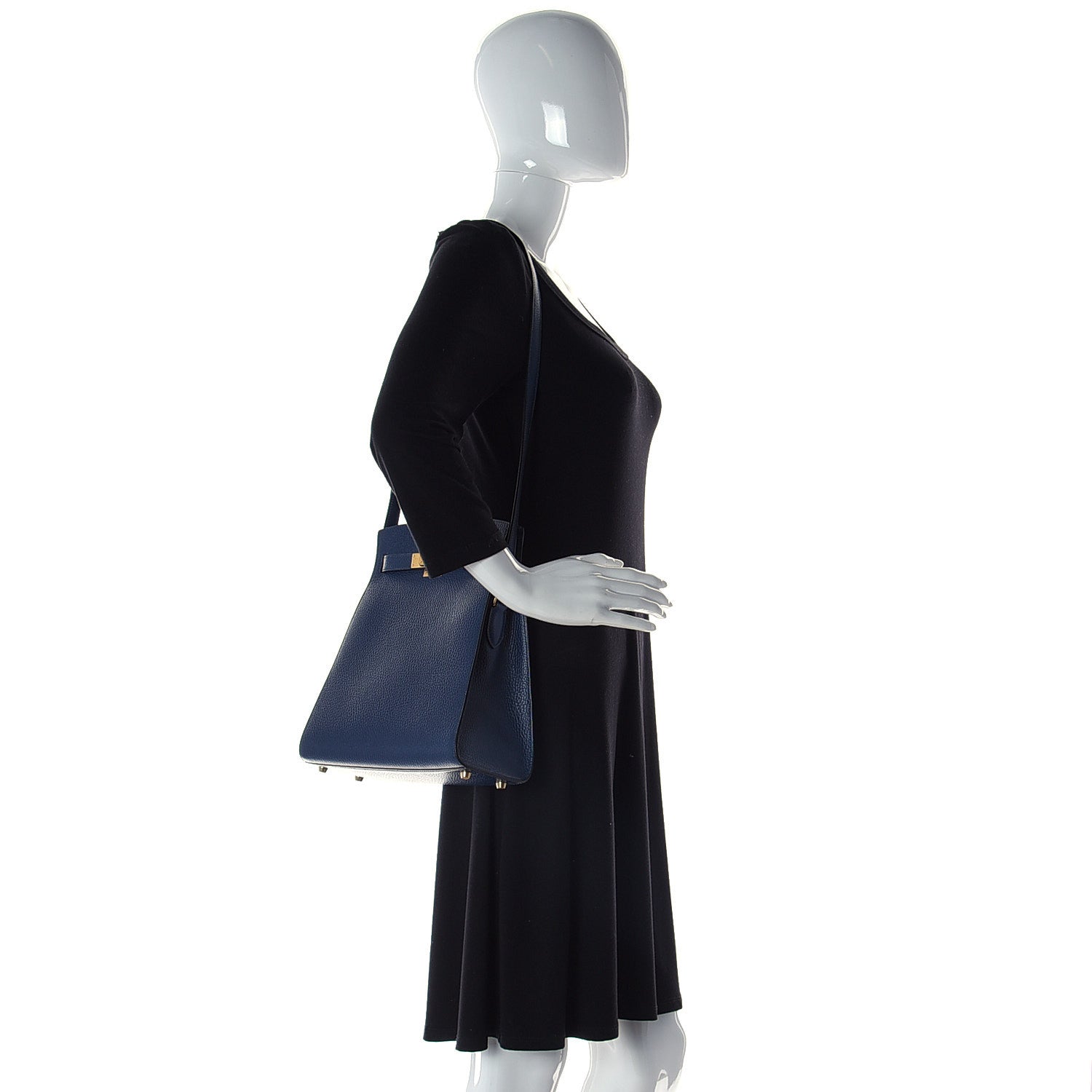 Hermes Ardennes Kelly Sport GM Bleu Marine 2 of 11