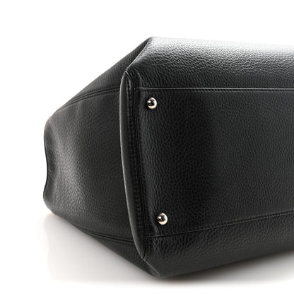 Chanel Calfskin Cerf Executive Shopper Tote Black 9 of 10