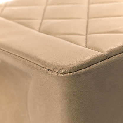 Chanel Lambskin Quilted Medium Single Flap Beige 10 of 17