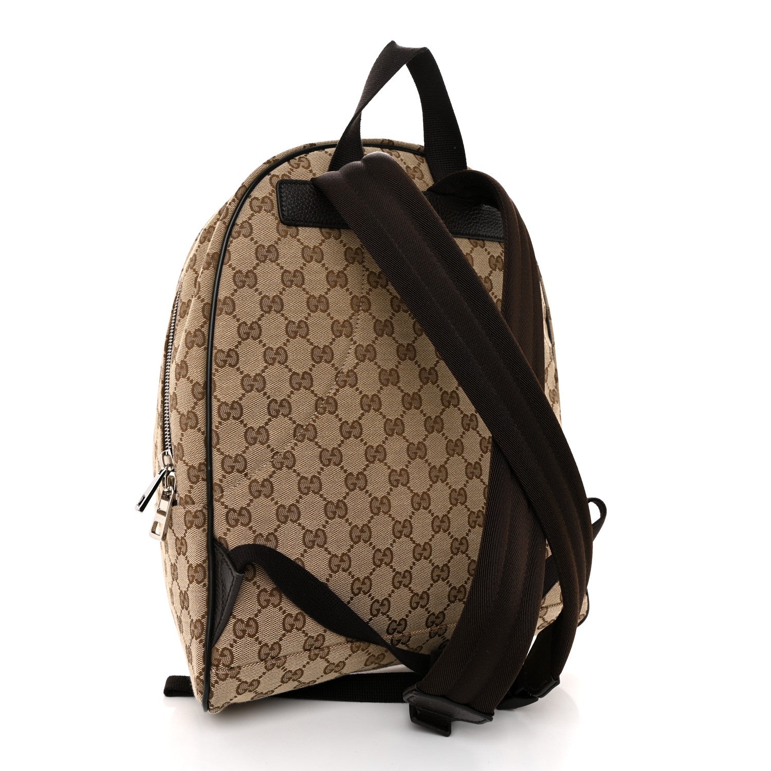 Gucci Monogram Travel Backpack Dark Brown 3 of 10