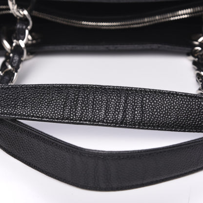 Chanel Caviar Quilted Grand Shopping Tote GST Black 7 of 9