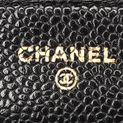 Chanel Caviar Quilted Wallet On Chain WOC Black 6 of 9